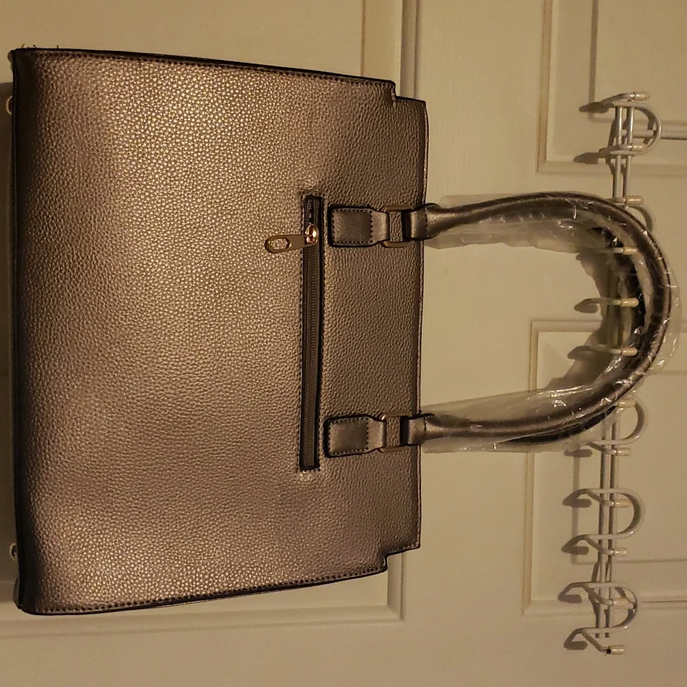 New Pewter Satchel - Picture 4 of 6